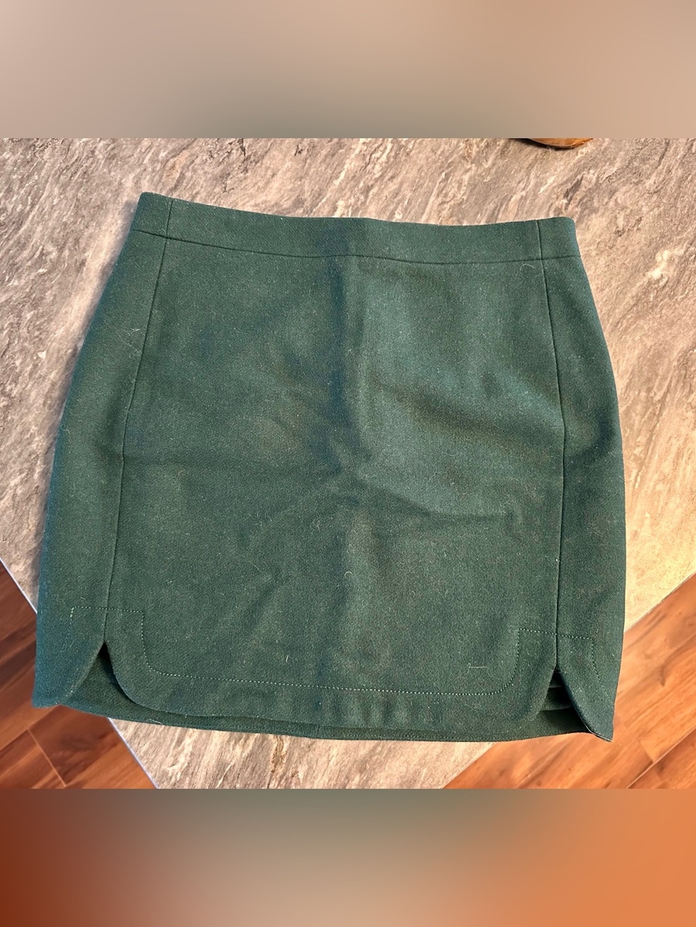 J. Crew Forest Green Mini Skirt